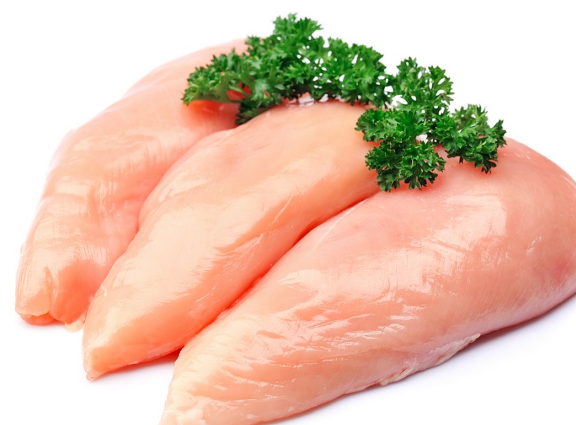 鸡胸肉压榨脱水处理视频